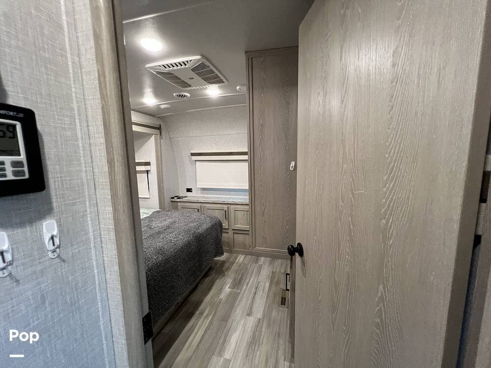 2022 Rockwood Signature 8336BH - Used Travel Trailer For Sale by Pop RVs in Edinburgh, Indiana features Leveling Jacks, Awning, Slideout, Air Conditioning