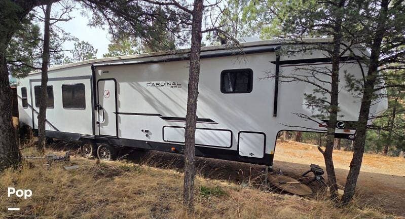 2023 Forest River Cardinal 36mb - Used Fifth Wheel For Sale by Pop RVs in Ruidoso, New Mexico features Awning, Air Conditioning, Slideout