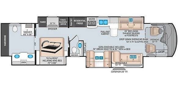 2021 Thor 45MX by Thor Motor Coach from Pop RVs in Galveston, Texas