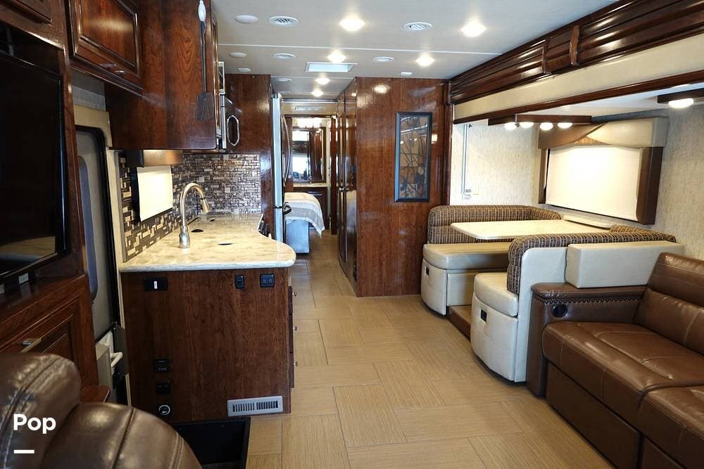 2018 Coachmen Mirada Select 37TB - Used Class A For Sale by Pop RVs in Hutto, Texas features Generator, Leveling Jacks, Awning, Slideout, Air Conditioning