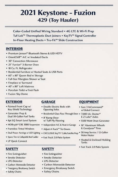 Used 2021 Keystone Fuzion 429 available in Baileyton, Alabama