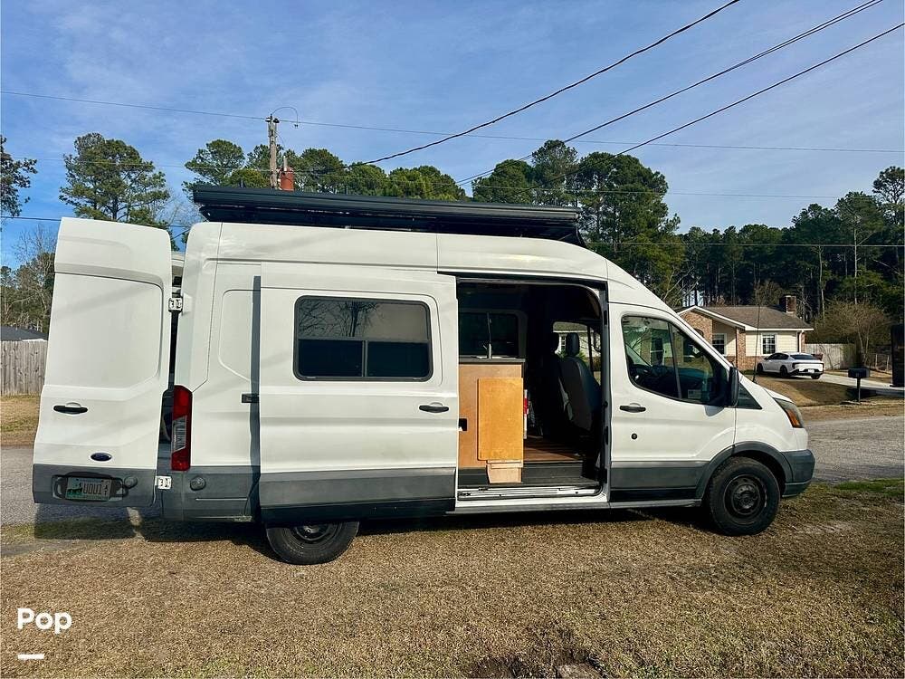 2015 Ford Transit 250 High Roof 148WB - Used Conversion Van For Sale by Pop RVs in Castle Hayne, North Carolina features Awning