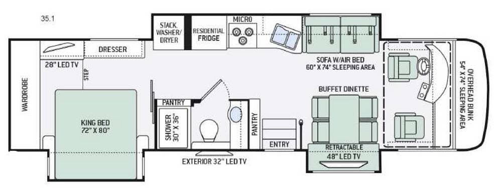 Used 2016 Thor Motor Coach Palazzo 35.1 available in Sacramento, California