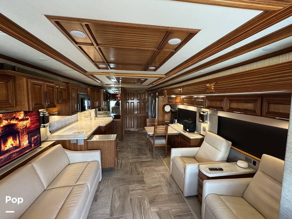 2019 Newmar Mountain Aire 4579 - Used Diesel Pusher For Sale by Pop RVs in Sparta, North Carolina features Awning, Slideout, Leveling Jacks, Air Conditioning, Generator