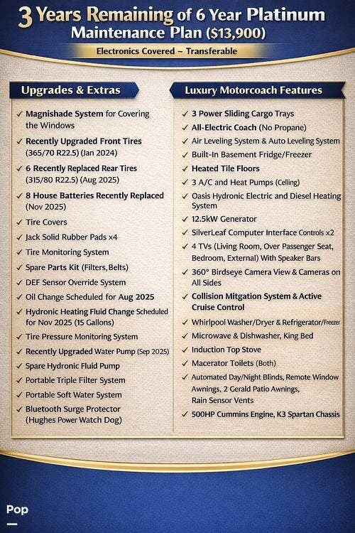 Used 2019 Newmar Mountain Aire 4579 available in Sparta, North Carolina