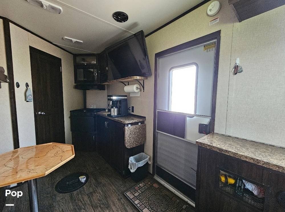 2019  Yetti GE821-PKF - Used Travel Trailer For Sale by Pop RVs in Turtle Lake, Wisconsin features Air Conditioning, Awning