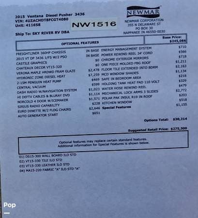 2015 Ventana 3436 by Newmar from Pop RVs in Ukiah, California