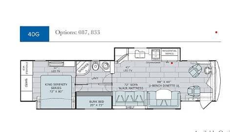 2017 Holiday Rambler Endeavor 40G - Used Diesel Pusher For Sale by Pop RVs in Ankeny, Iowa features Awning, Leveling Jacks, Air Conditioning, Slideout, Generator