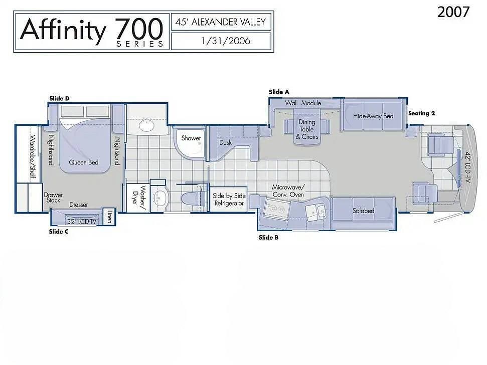Used 2007 Country Coach Affinity 700 Series Alexander Valley available in Lafayette, Louisiana