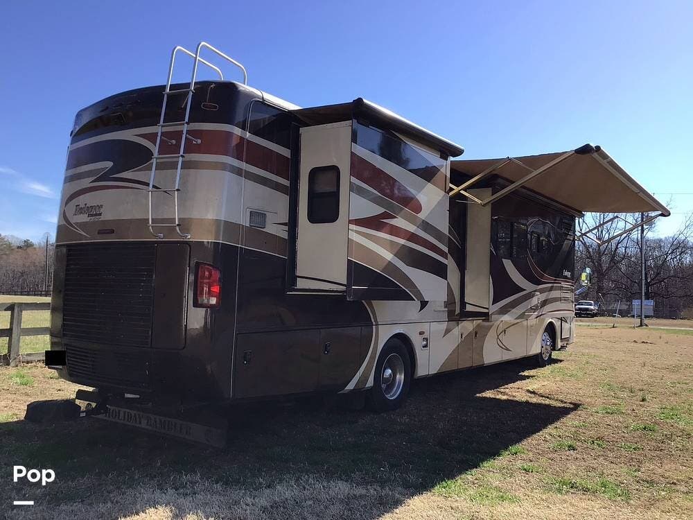 2008 Holiday Rambler Endeavor 40SKQ - Used Diesel Pusher For Sale by Pop RVs in Doswell, Virginia features Air Conditioning, Slideout, Generator, Leveling Jacks, Awning
