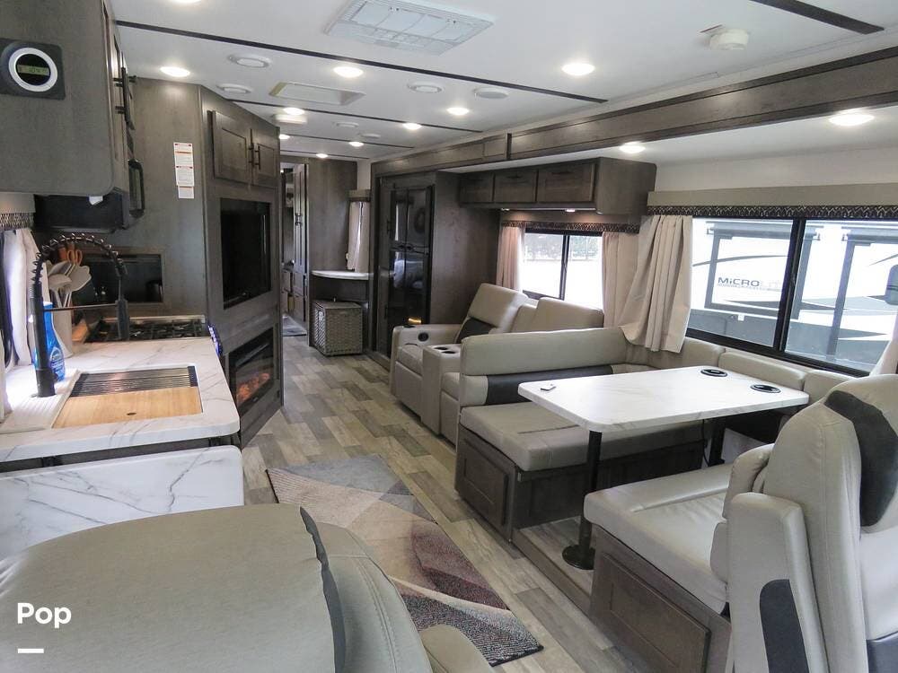 2023 Forest River FR3 33DS - Used Class A For Sale by Pop RVs in Ocala, Florida features Slideout, Awning, Generator, Air Conditioning, Leveling Jacks