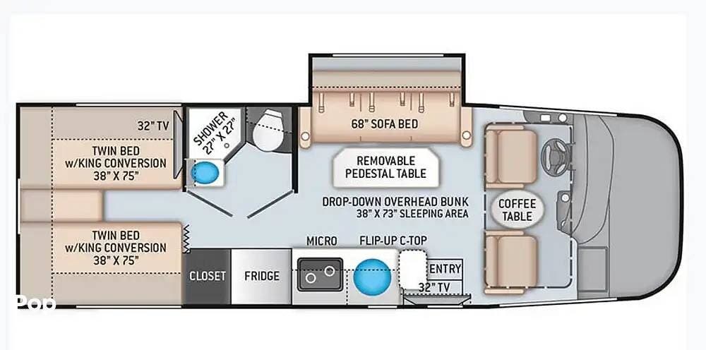 Used 2023 Thor Motor Coach Axis 24.1. available in Myrtle Beach, South Carolina