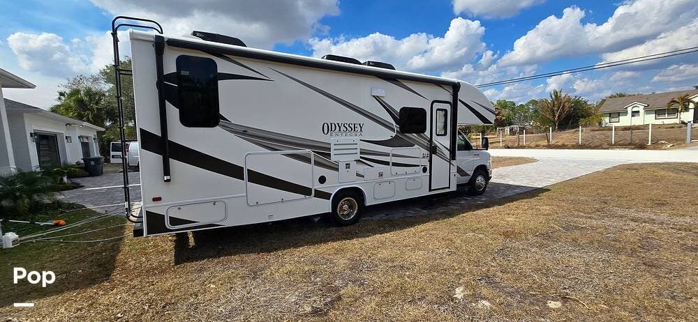 2023 Entegra Coach Odyssey 26M - Used Class C For Sale by Pop RVs in Loxahatchee, Florida features Awning, Air Conditioning, Generator, Leveling Jacks, Slideout