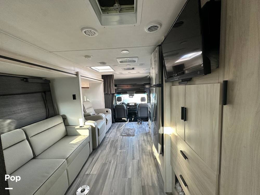 2023 Forest River Sunseeker MBS 2400T - Used Class C For Sale by Pop RVs in Bellevue, Wisconsin features Air Conditioning, Generator, Leveling Jacks, Slideout, Awning