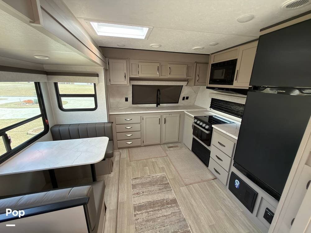 2024 K-Z Connect C282FKK - Used Travel Trailer For Sale by Pop RVs in Blanchard, Oklahoma features Air Conditioning, Slideout, Leveling Jacks, Awning