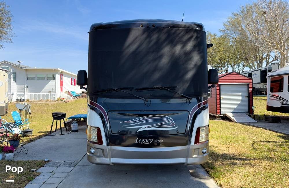 2015 Forest River Legacy 360RB - Used Diesel Pusher For Sale by Pop RVs in Fortville, Indiana features Slideout, Air Conditioning, Awning, Generator, Leveling Jacks