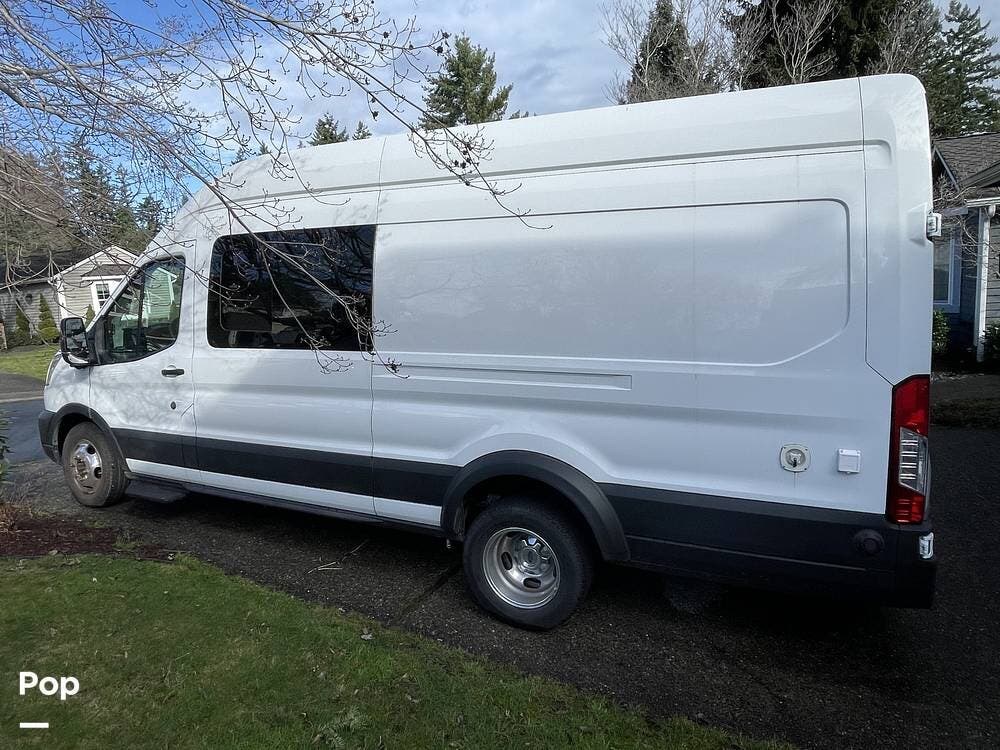 2022 Ford Transit 350 HD XLT - Used Conversion Van For Sale by Pop RVs in Issaquah, Washington features Awning