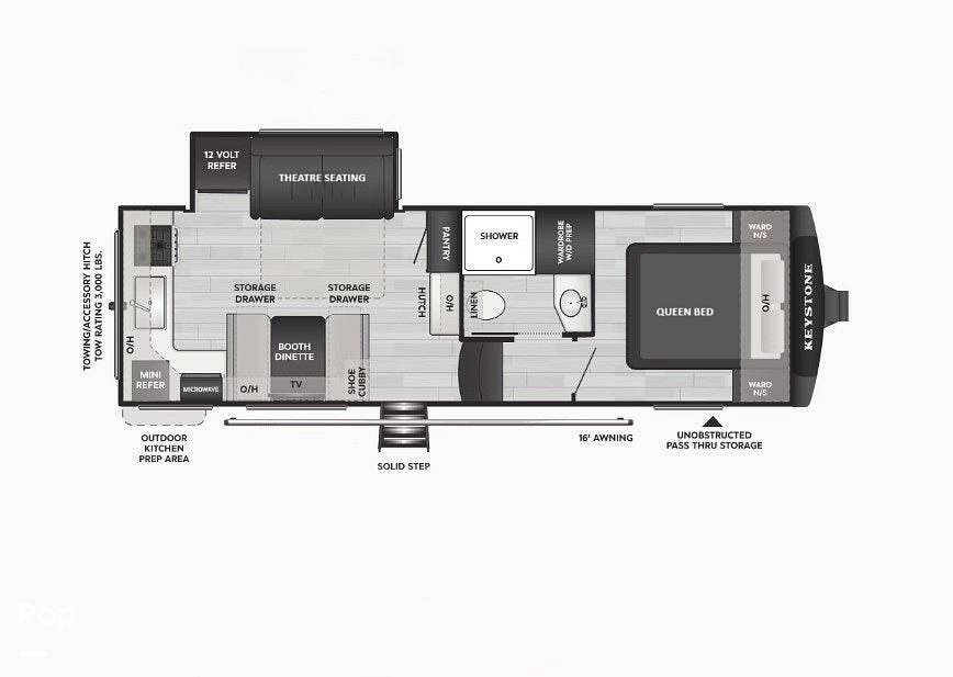 2023 Cougar 23MLE by Keystone from Pop RVs in Waco, Texas