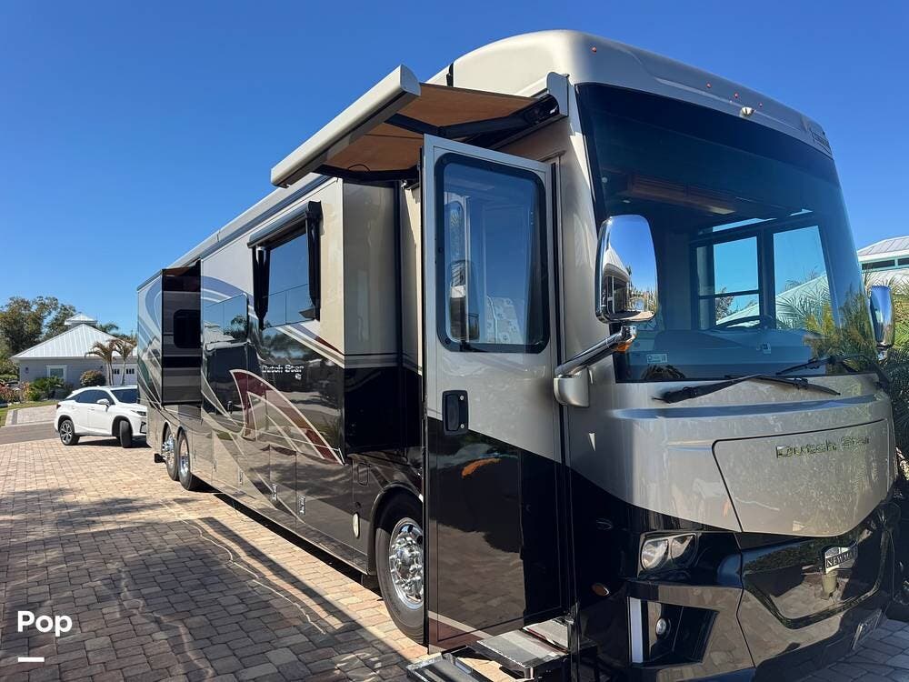 2020 Newmar Dutch Star 4369 - Used Diesel Pusher For Sale by Pop RVs in Arcadia, Florida features Generator, Awning, Slideout, Leveling Jacks, Air Conditioning