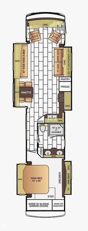 2016 Newmar Ventana 4322 - Used Diesel Pusher For Sale by Pop RVs in Jasper, Tennessee features Slideout, Awning, Air Conditioning, Generator, Leveling Jacks