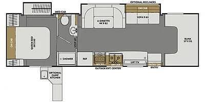 2023 Coachmen Leprechaun 319MB - Used Class C For Sale by Pop RVs in Whitehouse Station, New Jersey features Air Conditioning, Awning, Slideout, Generator, Leveling Jacks