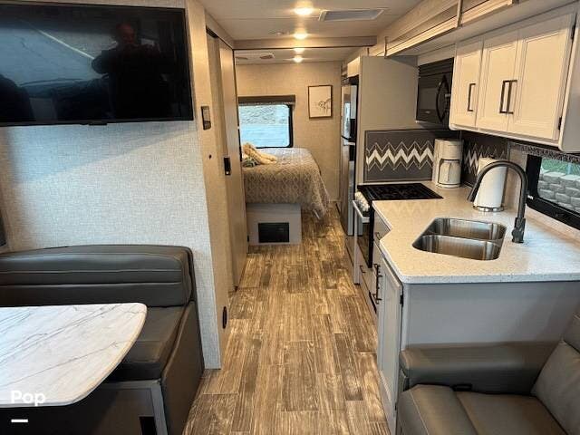 2024 Thor Motor Coach Hurricane 29M - Used Class A For Sale by Pop RVs in Granite Bay, California features Leveling Jacks, Air Conditioning, Slideout, Awning, Generator