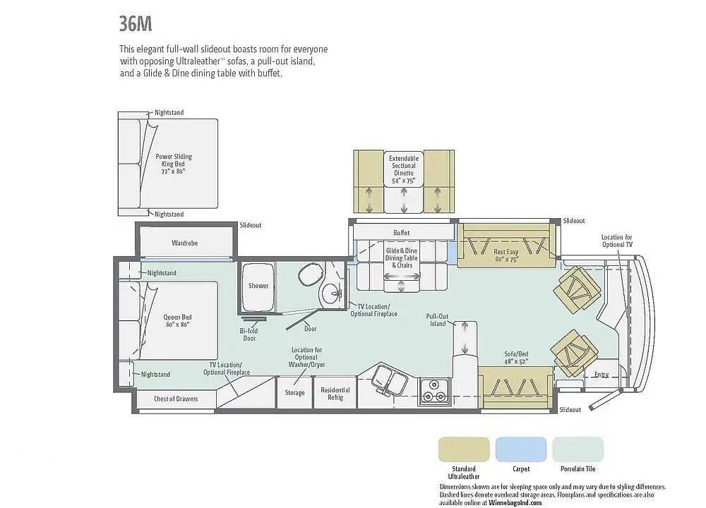 2015 Winnebago Journey 36M - Used Diesel Pusher For Sale by Pop RVs in Utica, Kentucky features Generator, Leveling Jacks, Air Conditioning, Slideout, Awning