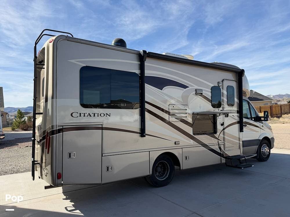 2014 Thor Motor Coach Citation 24ST - Used Class C For Sale by Pop RVs in Cedar City, Utah features Air Conditioning, Awning, Generator, Slideout