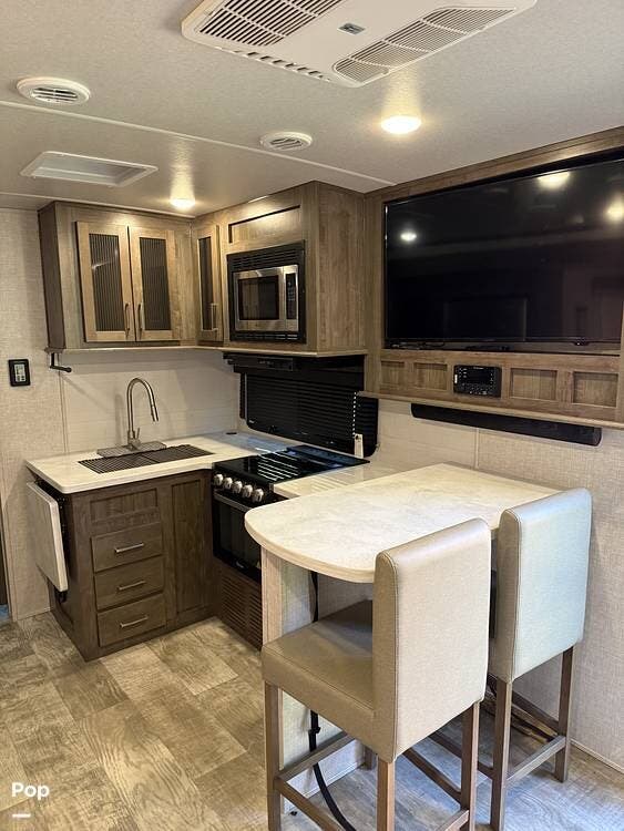 2022 Forest River Flagstaff 826RBS - Used Travel Trailer For Sale by Pop RVs in Monongahela, Pennsylvania features Leveling Jacks, Awning, Slideout, Air Conditioning