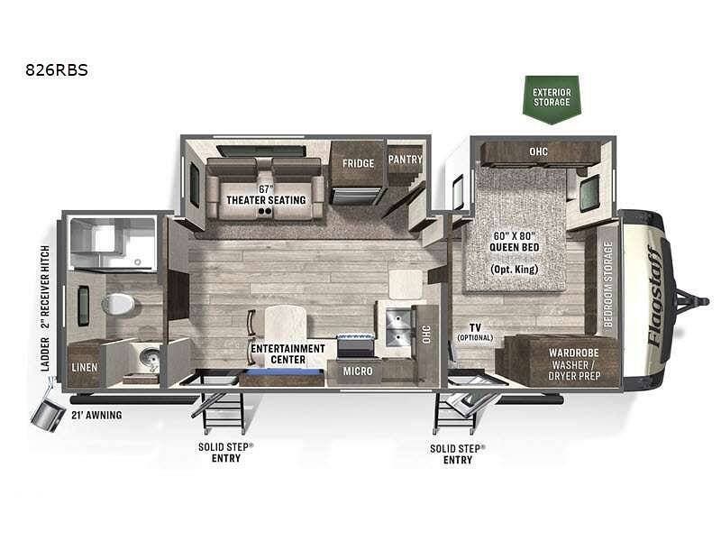 Used 2022 Forest River Flagstaff 826RBS available in Monongahela, Pennsylvania