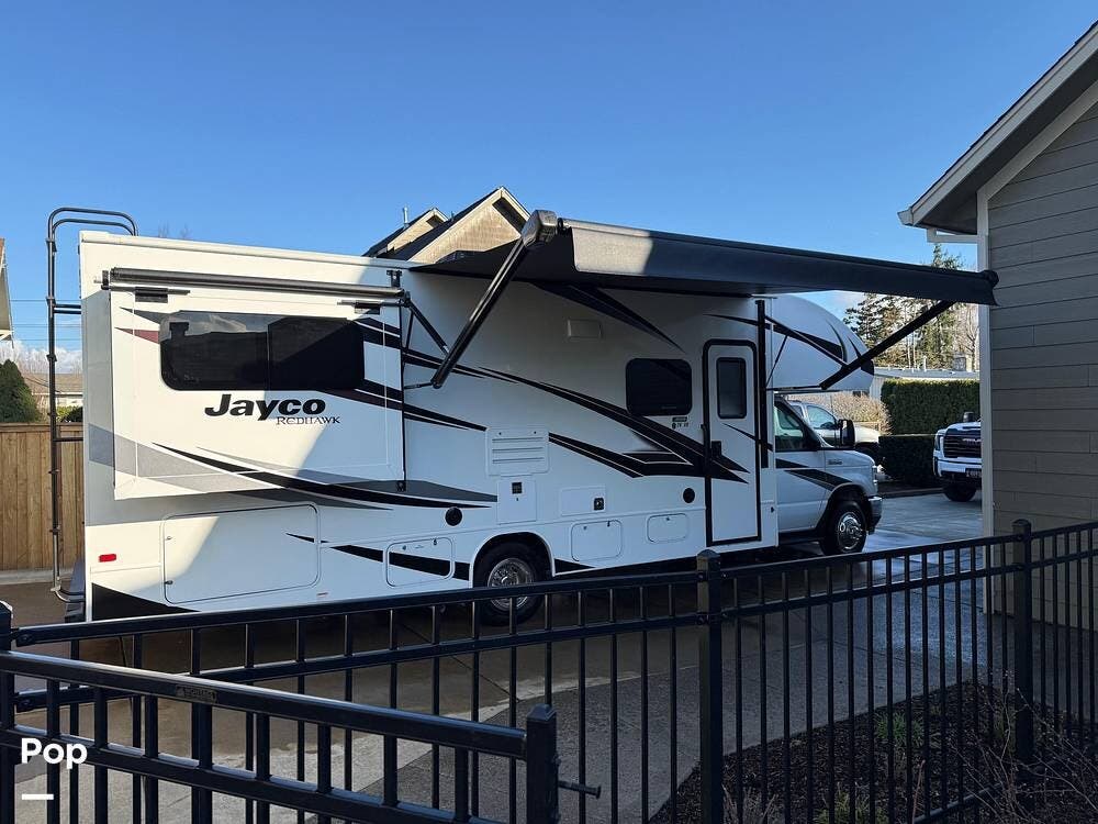 2023 Jayco Redhawk 26XD - Used Class C For Sale by Pop RVs in Mount Angel, Oregon features Awning, Air Conditioning, Slideout, Generator