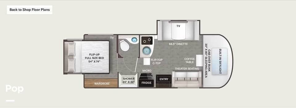 2022 Tiburon 24RW by Thor Motor Coach from Pop RVs in St. James City, Florida