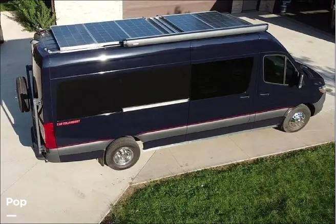 2020 Mercedes-Benz Sprinter 3500 High Roof 170WB - Used Conversion Van For Sale by Pop RVs in Iowa City, Iowa features Air Conditioning, Awning