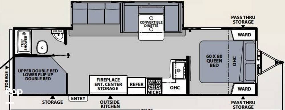2023 Coachmen Apex 284BHSS - Used Travel Trailer For Sale by Pop RVs in Mascotte, Florida features Awning, Slideout, Air Conditioning