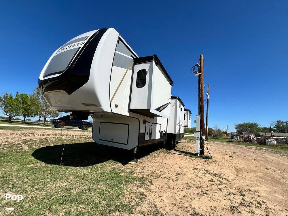 Used 2022 Forest River Cedar Creek 375RD available in Saint Hedwig, Texas