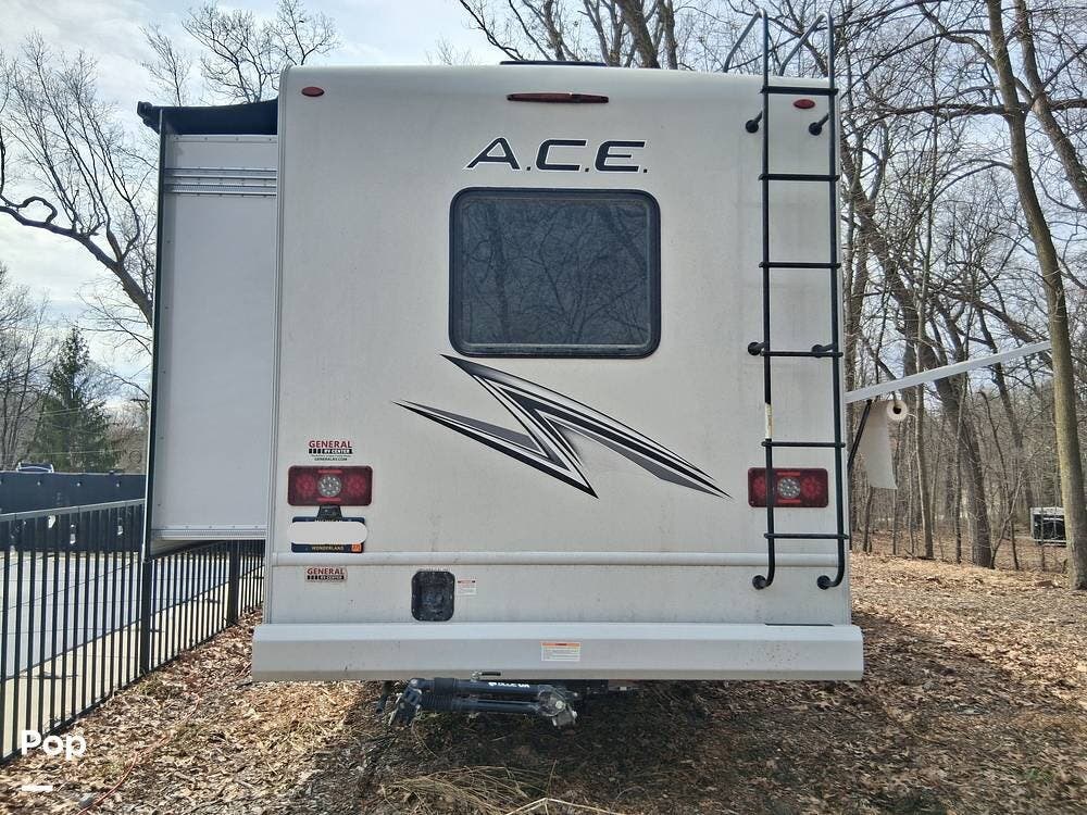 2024 Thor Motor Coach A.C.E. 29D - Used Class A For Sale by Pop RVs in Howell, Michigan features Awning, Slideout, Leveling Jacks, Air Conditioning, Generator