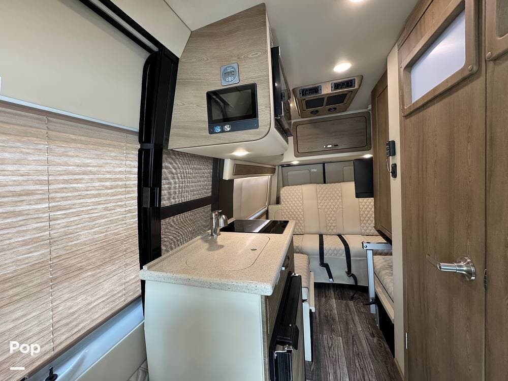 2021 American Coach Patriot FD2 144 - Used Class B For Sale by Pop RVs in Anaheim Hills, California features Air Conditioning, Awning