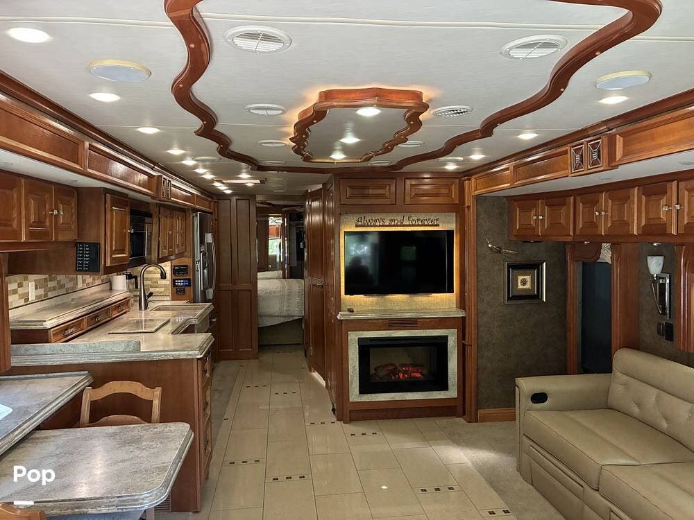 2014 Tiffin Allegro Bus 37AP - Used Diesel Pusher For Sale by Pop RVs in Antioch, California features Air Conditioning, Slideout, Awning, Leveling Jacks, Generator