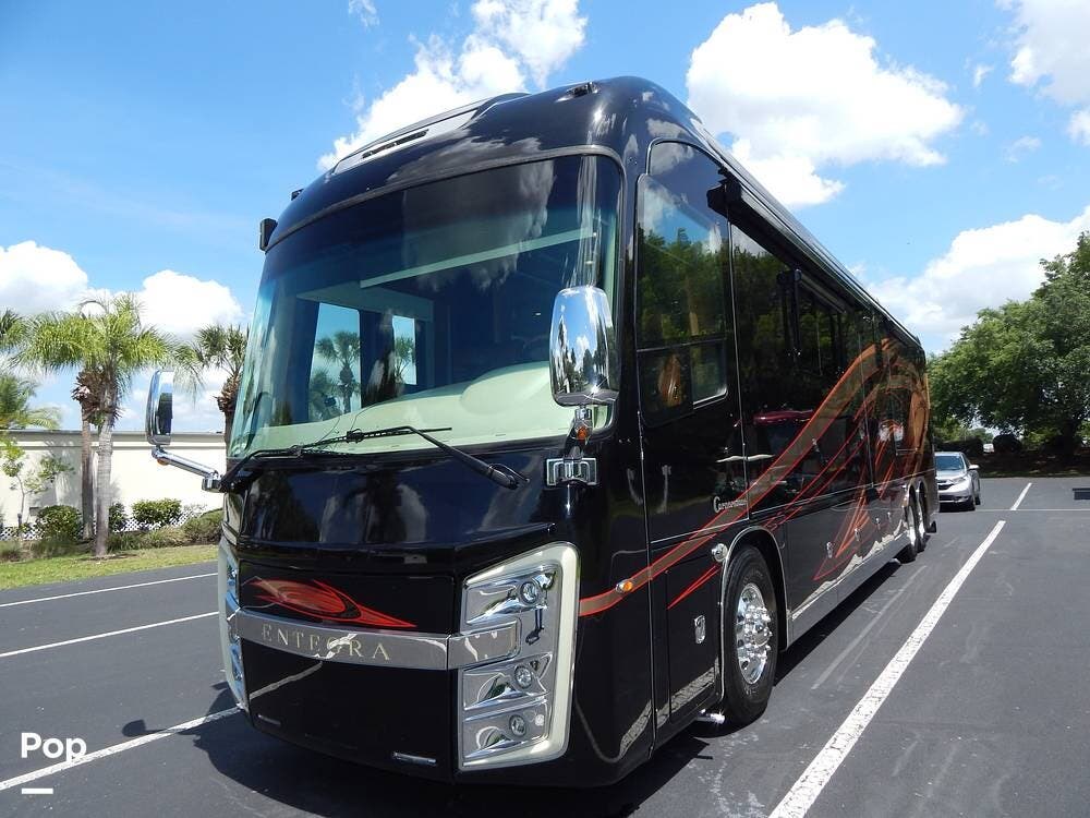 2016 Entegra Coach Cornerstone 45B - Used Diesel Pusher For Sale by Pop RVs in Fort Denaud, Florida features Generator, Air Conditioning, Slideout, Leveling Jacks, Awning