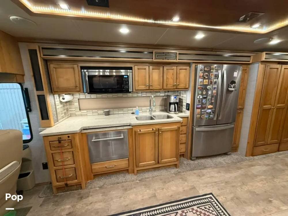 2020 Tiffin Allegro Red 38KA - Used Diesel Pusher For Sale by Pop RVs in Lubbock, Texas features Slideout, Leveling Jacks, Air Conditioning, Awning, Generator