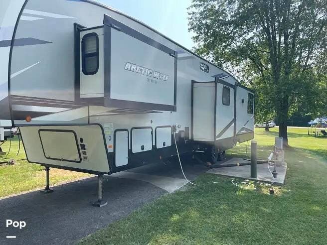 Used 2021 Cherokee Arctic Wolf 3660 Suite available in Cortland, Ohio
