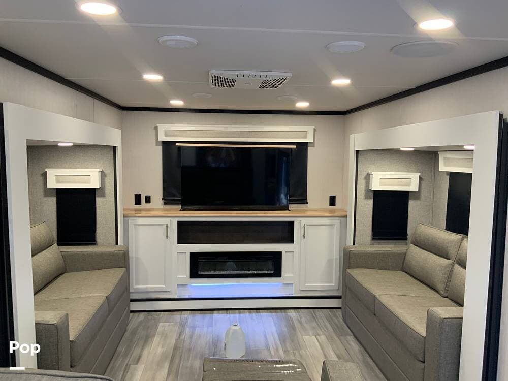 2024 Forest River Cedar Creek 371FL - Used Fifth Wheel For Sale by Pop RVs in Apache Junction, Arizona features Leveling Jacks, Air Conditioning, Awning, Slideout, Generator