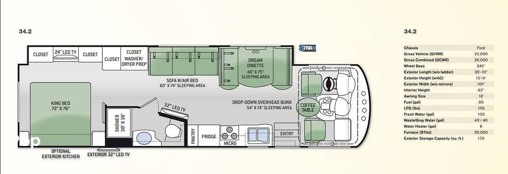 Used 2015 Thor Motor Coach Miramar 34.2 available in Bradenton, Florida