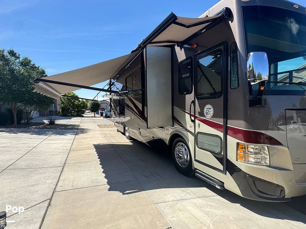 2014 Tiffin Allegro Red 33AA - Used Diesel Pusher For Sale by Pop RVs in Surprise, Arizona features Slideout, Awning, Air Conditioning, Generator, Leveling Jacks