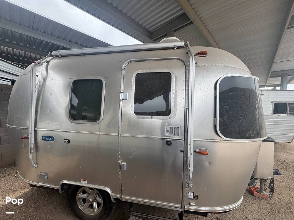 2024 Airstream Bambi 16RB - Used Travel Trailer For Sale by Pop RVs in Chandler, Arizona features Air Conditioning, Leveling Jacks, Awning