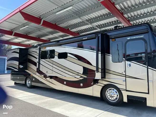 2015 Fleetwood Discovery 40X - Used Diesel Pusher For Sale by Pop RVs in Ripon, California features Slideout