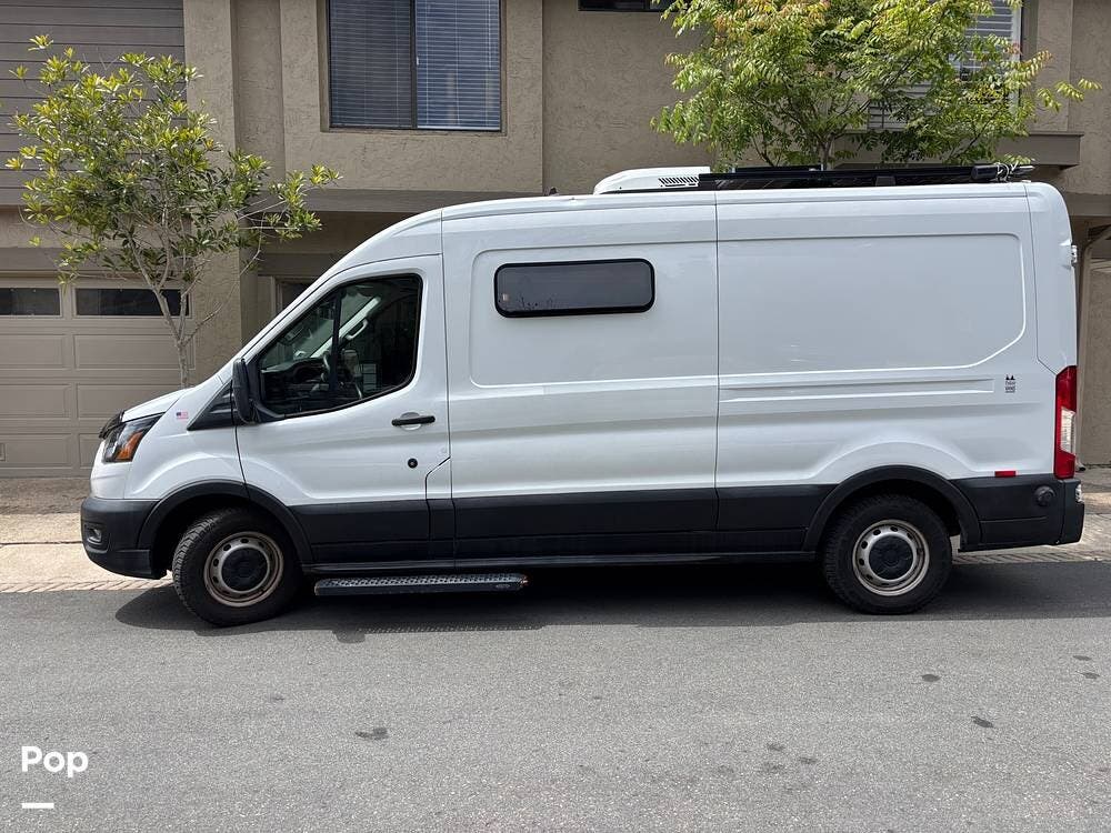 2020  Ford 250 Transit- Medium Roof - Used Conversion Van For Sale by Pop RVs in San Diego, California features Air Conditioning