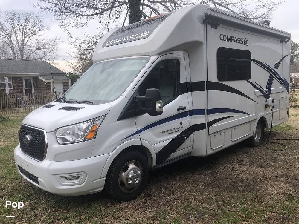 2023 Thor Motor Coach Compass 23TW - Used Class C For Sale by Pop RVs in Morehead City, North Carolina features Slideout