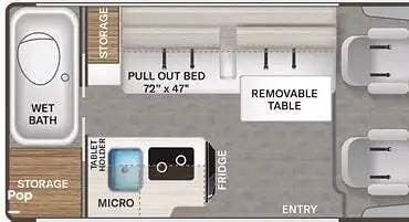 2022 Thor Motor Coach Rize 18m - Used Class B For Sale by Pop RVs in Saint Ignatius, Montana