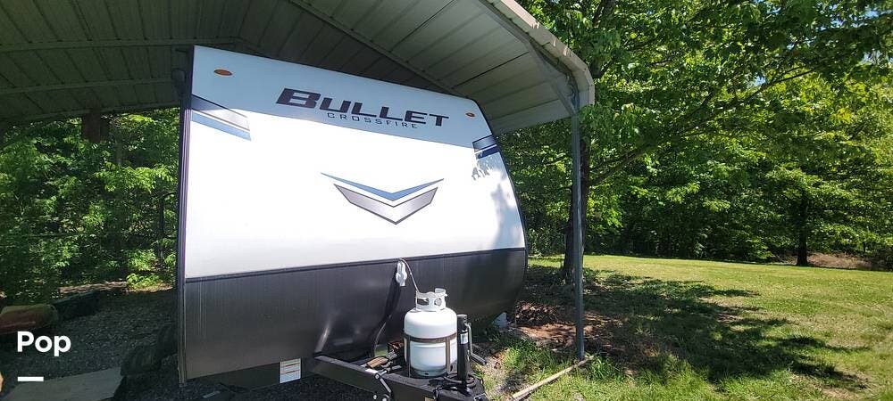 2024 Keystone Bullet 1900RD Crossfire Series - Used Travel Trailer For Sale by Pop RVs in Knoxville, Tennessee features Air Conditioning, Awning